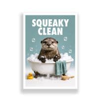 Bathroom Print | Squeaky Clean