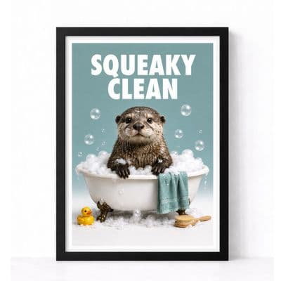 Bathroom Print | Squeaky Clean