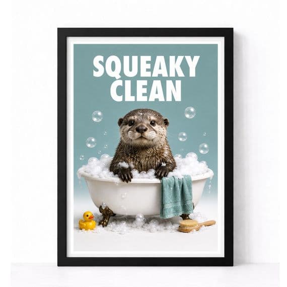 Bathroom Print | Squeaky Clean