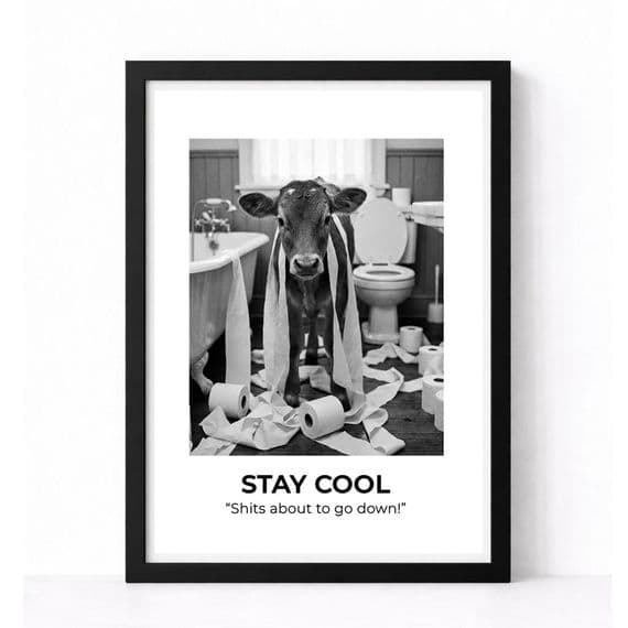 Bathroom Print | Stay Cool!