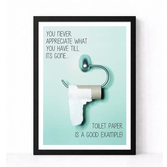 Bathroom Print | Toilet Roll
