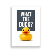 Bathroom Print | What The Duck?
