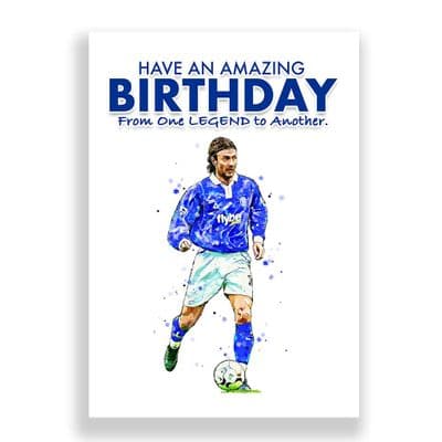 Birmingham City Birthday Card | Christope Dugarry