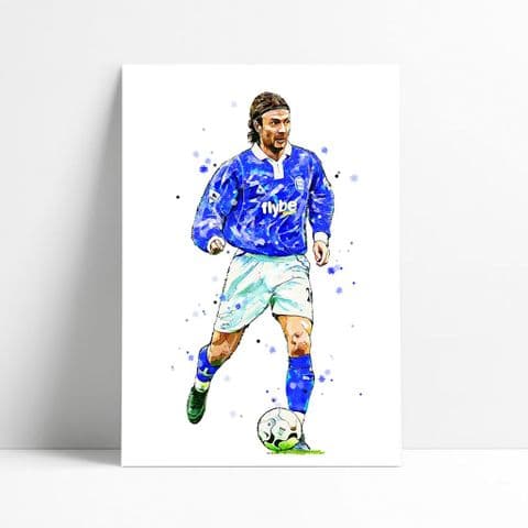 Birmingham City | Christophe Dugarry Art Print