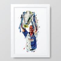 Blackburn Rovers | Alan Shearer Art Print
