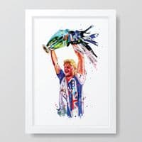 Blackburn Rovers | Colin Hendry Art Print