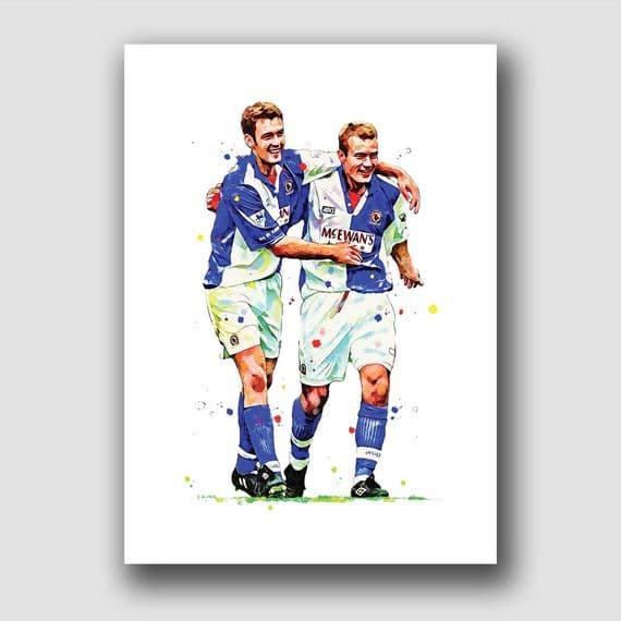 BLACKBURN ROVERS - SUTTON & SHEARER