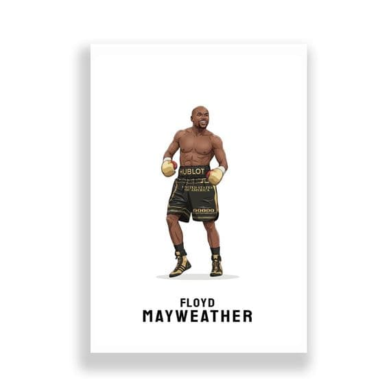 Boxing Print | Floyd Mayweather