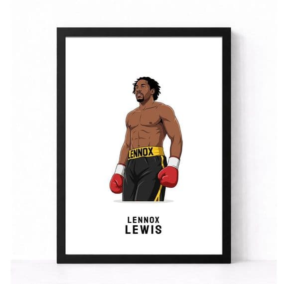 Boxing Print | Lennox Lewis