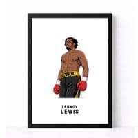 Boxing Print | Lennox Lewis
