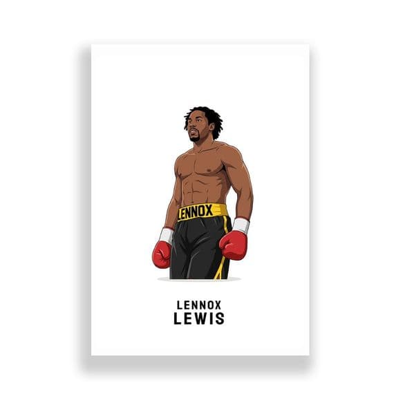 Boxing Print | Lennox Lewis