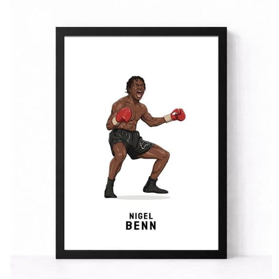 Boxing Print | Nigel Benn