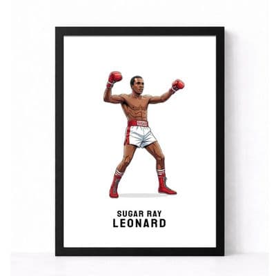 Boxing Print | Sugar Ray Leonard