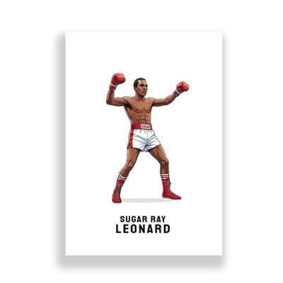 Boxing Print | Sugar Ray Leonard