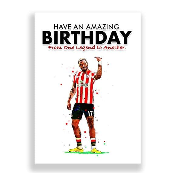 Brentford Birthday  Card | Ivan Toney