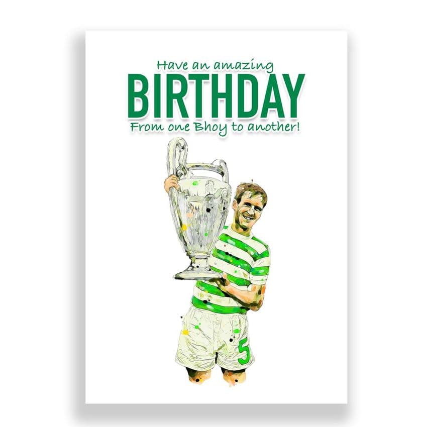 Celtic Birthday Card | Billy McNeill