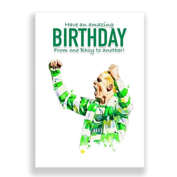 Celtic Birthday Card | Neil Lennon