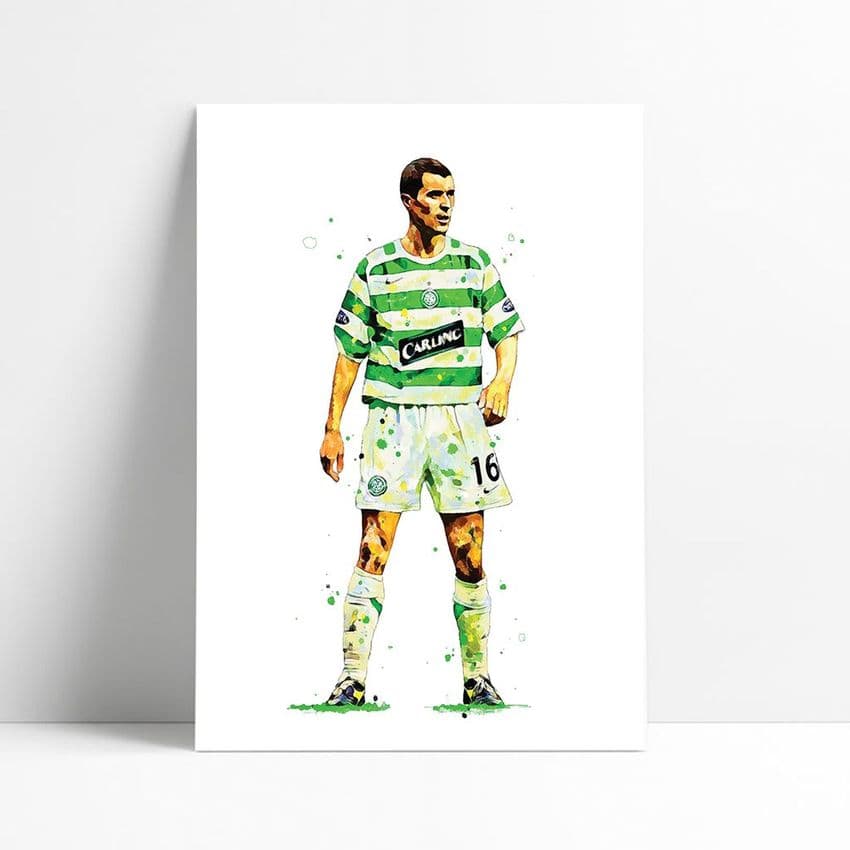 Celtic | Roy Keane Art Print