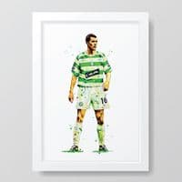 Celtic | Roy Keane Art Print