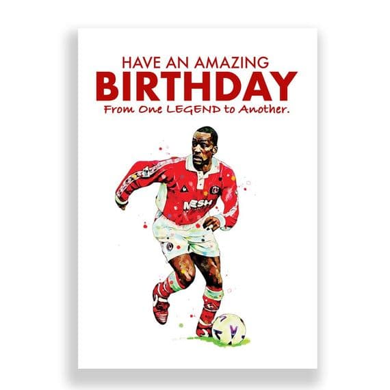 Charlton Athletic Birthday  Card | Chris Powell