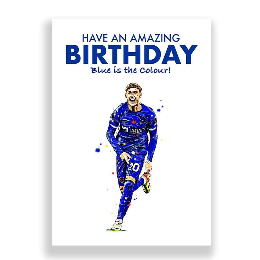 Chelsea Birthday Card | Cole Palmer