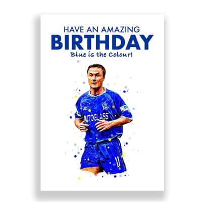 Chelsea Birthday  Card | Dennis Wise
