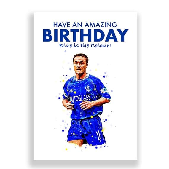 Chelsea Birthday  Card | Dennis Wise