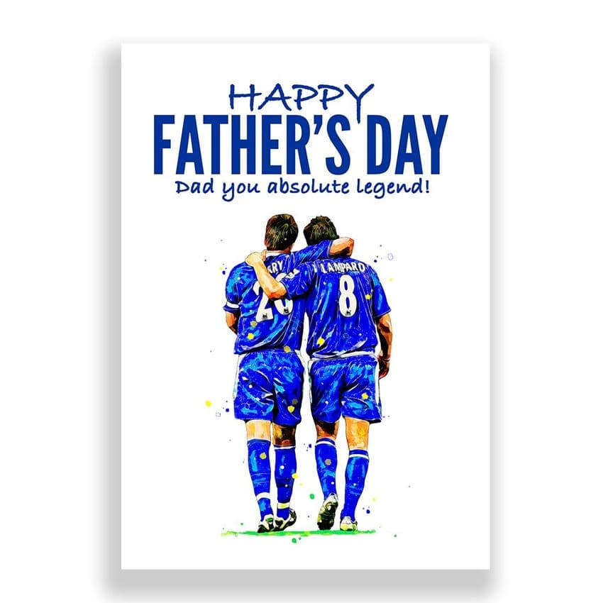 Chelsea Father's Day Card | John Terry | Frank Lampard