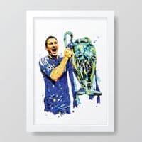 Chelsea | Frank Lampard Art Print | Champions League