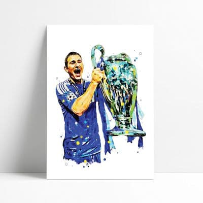 Chelsea | Frank Lampard Art Print | Champions League