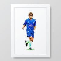 Chelsea | Gianfranco Zola Pen Art Print