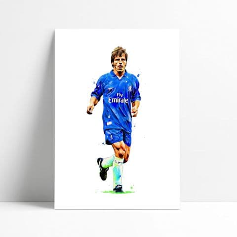 Chelsea | Gianfranco Zola Pen Art Print