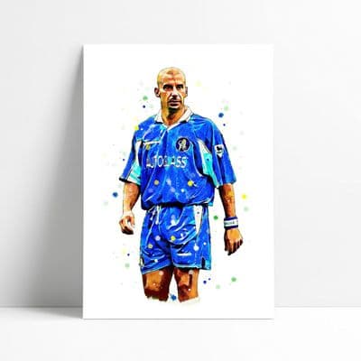 Chelsea | Gianluca Vialli Art  Print