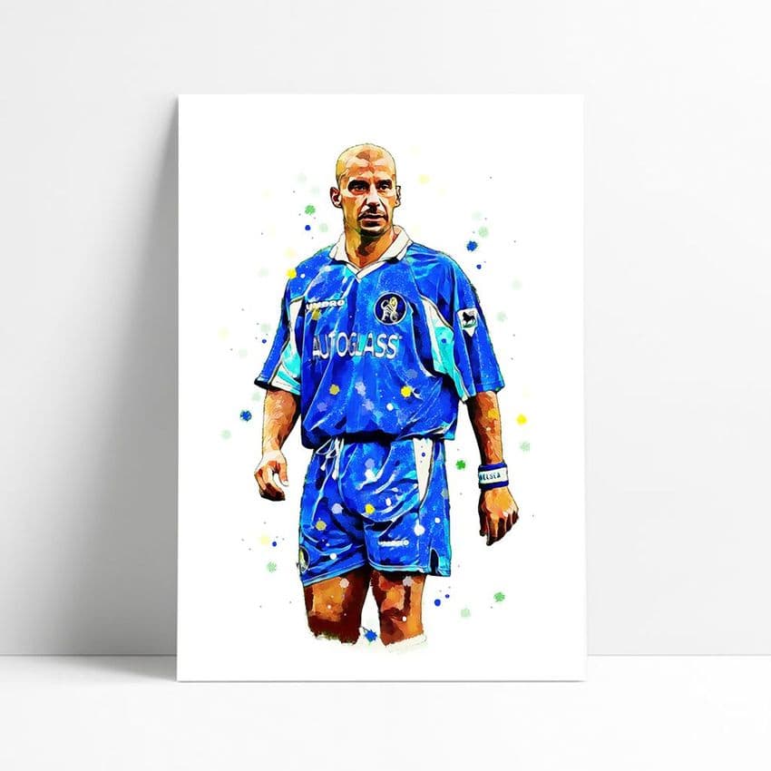 Chelsea | Gianluca Vialli Art  Print