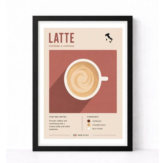 Coffee Print | Latte