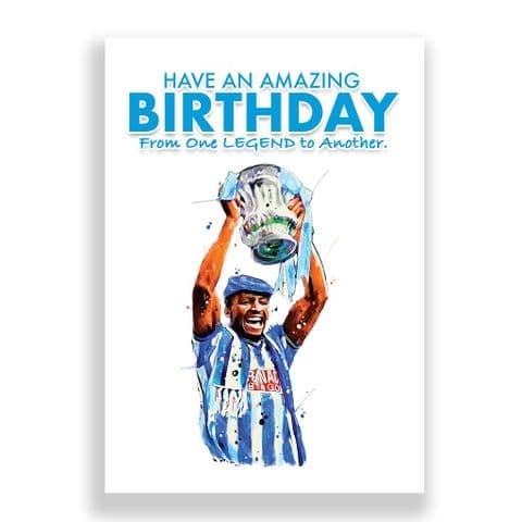 Coventry City Birthday Card | Cyrille Regis