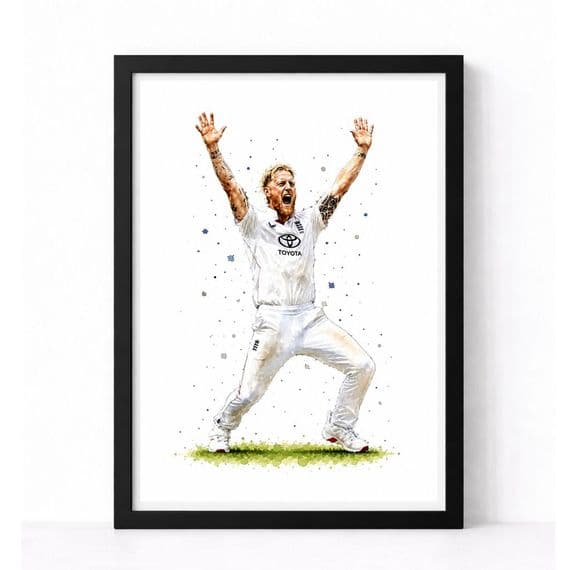 Cricket | Ben Stokes Art Print