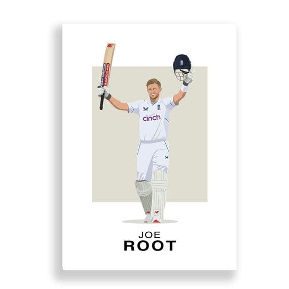 Cricket | Joe Root Illustration Print
