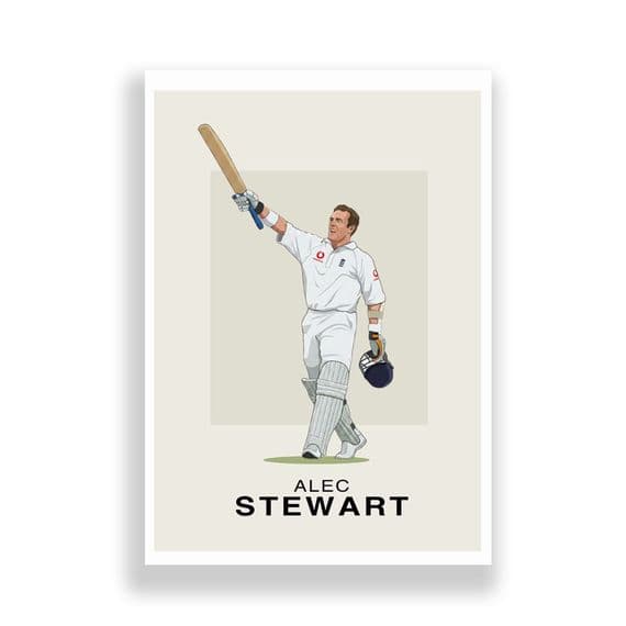 Cricket Print | Alec Stewart Illustration (2).