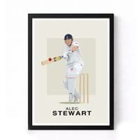 Cricket Print | Alec Stewart Illustration
