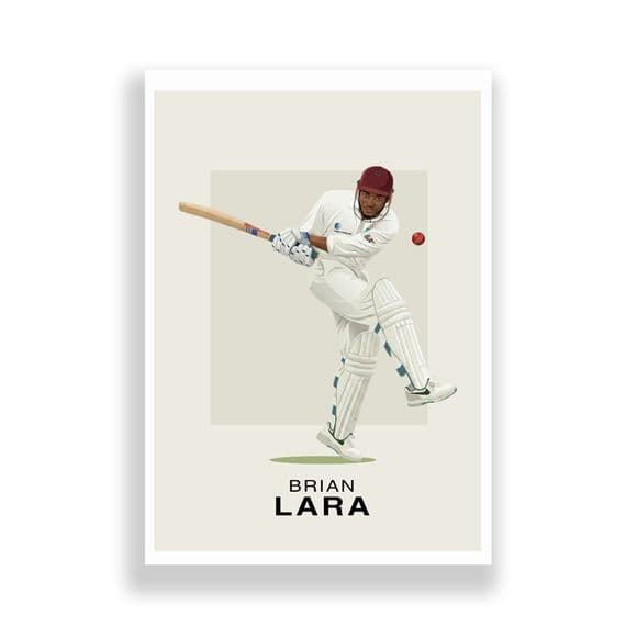 Cricket Print | Brian Lara Illustration (2)