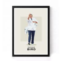 Cricket Print | Dickie Bird Illustration