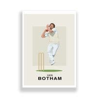 Cricket Print | Ian Botham Illustration