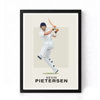 Cricket Print | Kevin Pietersen Illustration