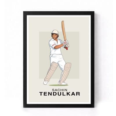 Cricket Print | Sachin Tendulkar Illustration (1)
