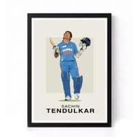 Cricket Print | Sachin Tendulkar Illustration (2)
