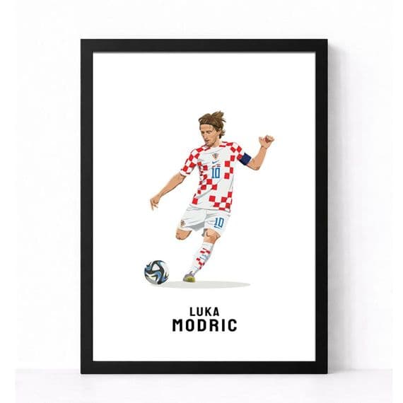 Croatia Print | Luka Modric