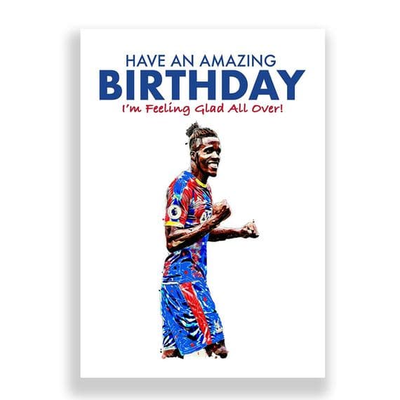 Crystal Palace Birthday Card | Wilfried Zaha