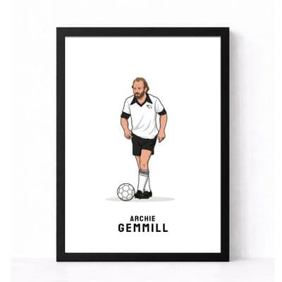 Derby County Print | Archie Gemmill