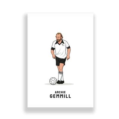 Derby County Print | Archie Gemmill